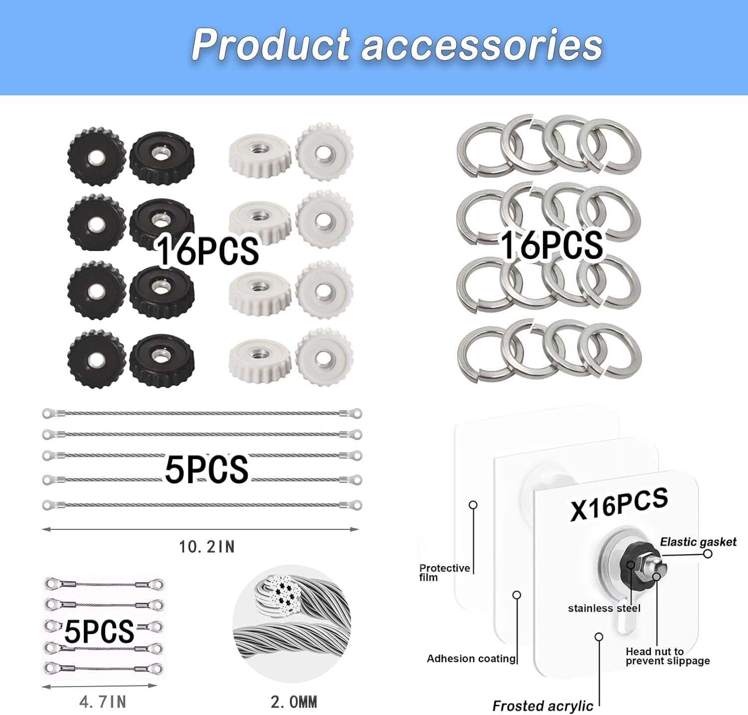 Fridge Lock,Baby Cabinet Locks,Furniture Anchors for Baby Proofing(16 Pcs) Adhesive Tv Safety Straps,Furniture Prevent Falling anti Tip Wall Anchor Earthquake Straps for Baby,Pets
