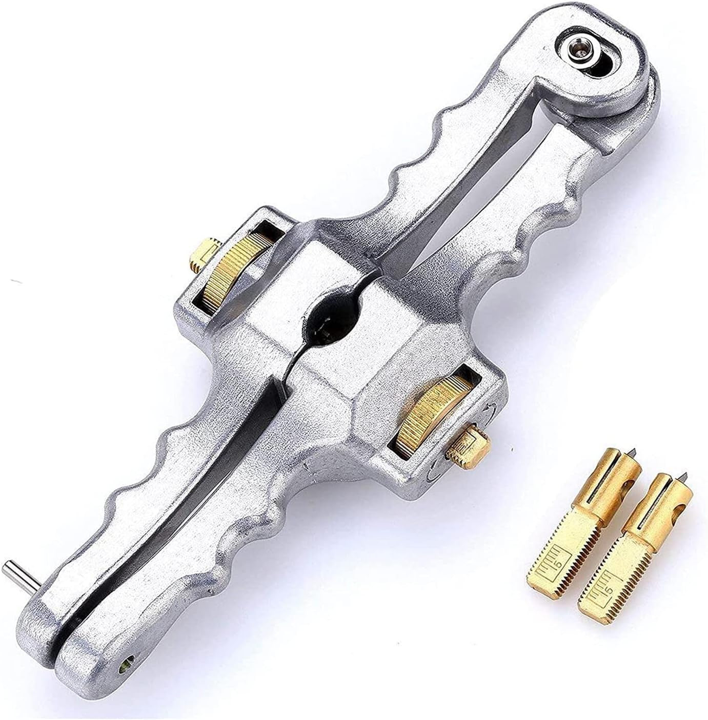 Armored Fiber Optic Cable Stripping Tool Si-01,Longitudinal & Window Cable Peeler, Mid Span Cable Stripper with Adjustable Cutting Depth,2/5" to 1" Diameter (2 Spare Blades)