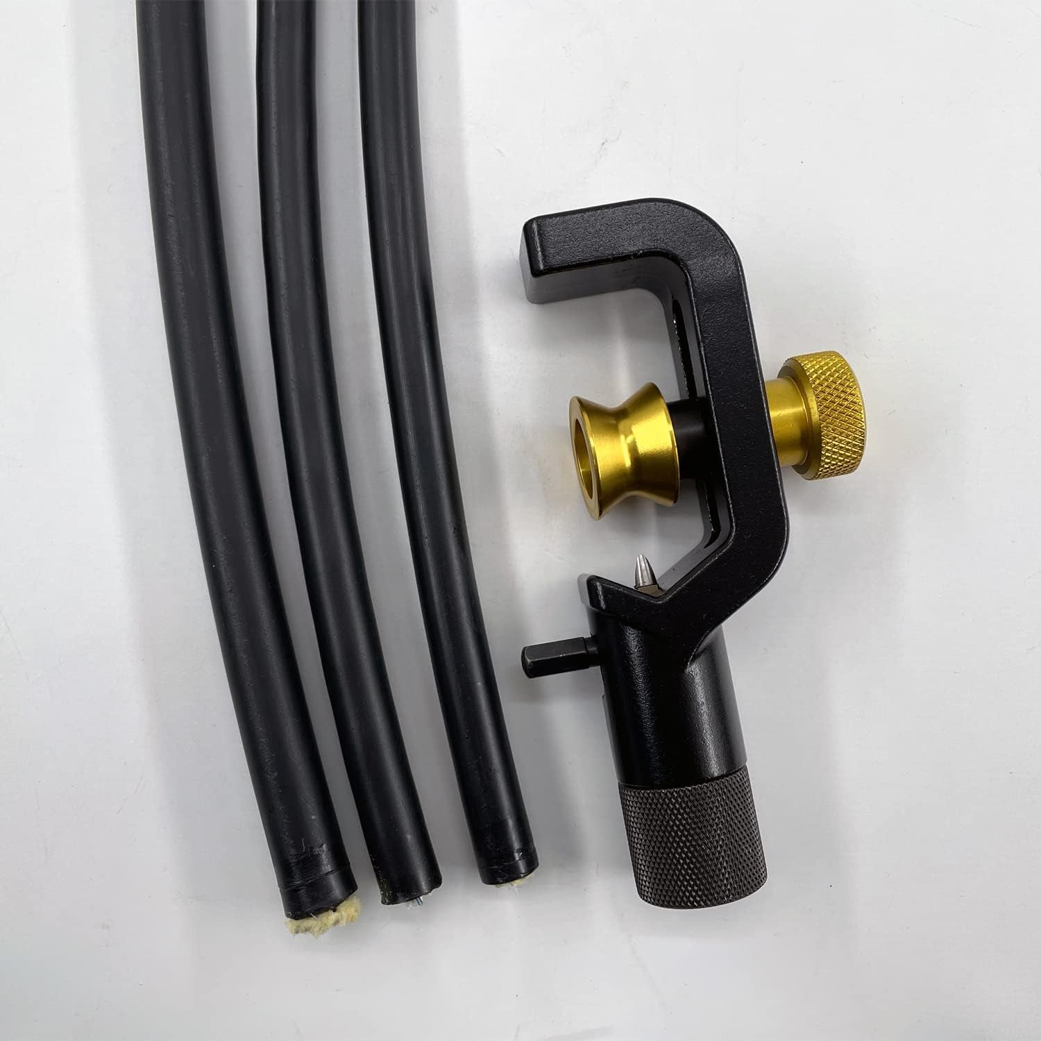 FTTH Armored Cable Stripper Tools 8-28Mm Wire Stripper Armored Cable Slitter 0.31-1.1In Cable Jacket Stripper round Fiber Optic Cable Stripper Coax Mid Span Radial Cutter Ring Tool
