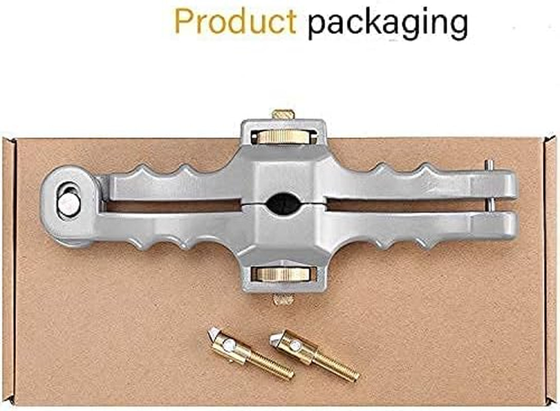 Armored Fiber Optic Cable Stripping Tool Si-01,Longitudinal & Window Cable Peeler, Mid Span Cable Stripper with Adjustable Cutting Depth,2/5" to 1" Diameter (2 Spare Blades)