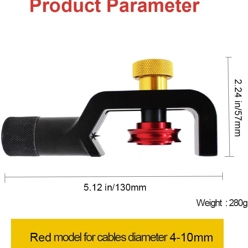 4-10MM Transverse Armoured Cable Stripping Knife - Fiber Optic Cable Stripper FTTH Armored Fiber Cable Slitter - Armored Mid Span Cable Slit and Ring Tool, Cable Jacket Stripper